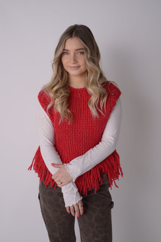 Flirty Fringe Vest