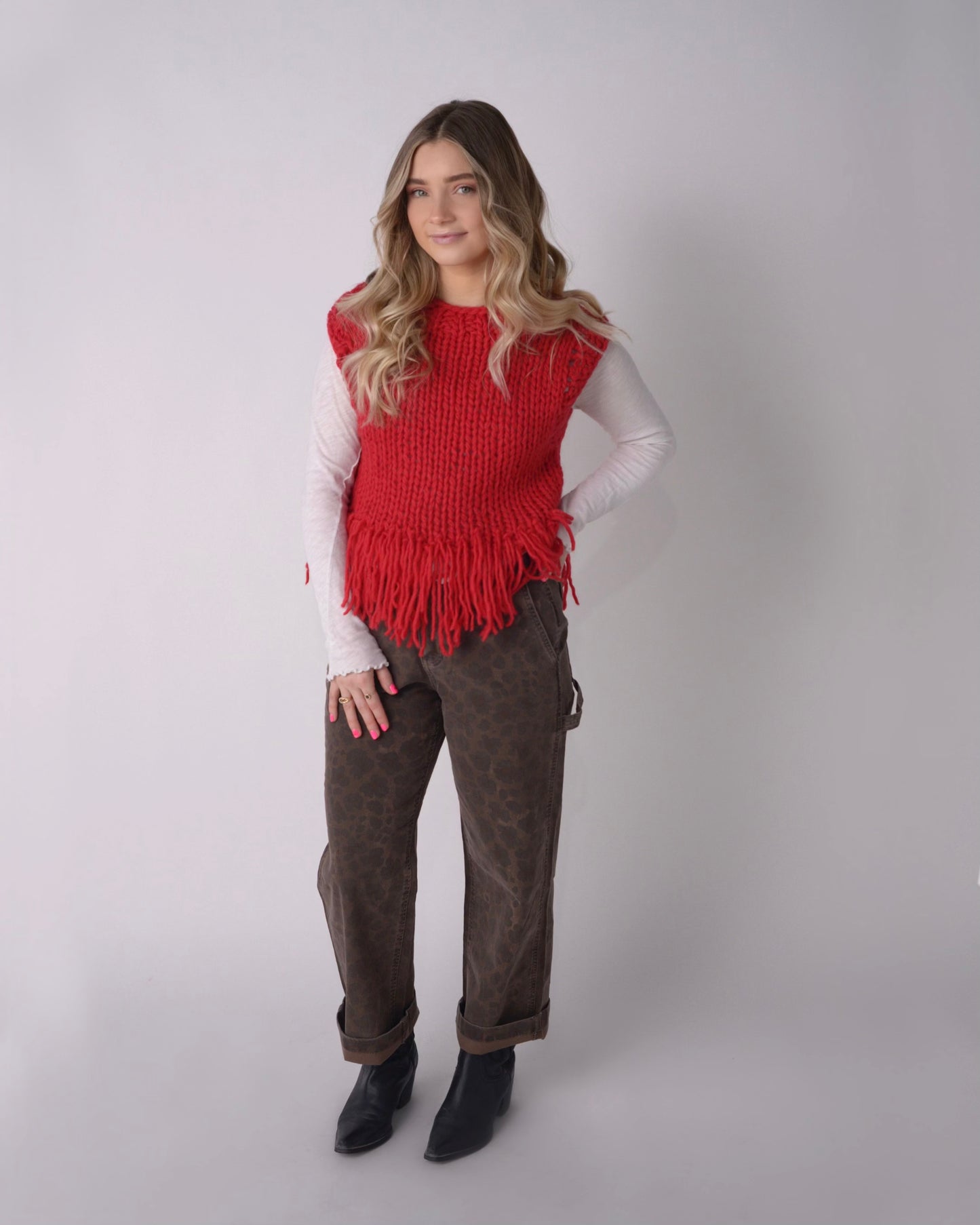 Flirty Fringe Vest